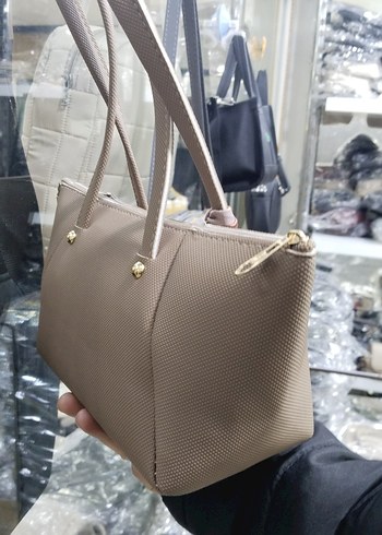 Bej Kadın Omuz Çantası RAG Baskılı - Görsel 4