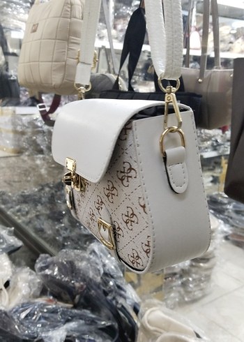 Klasik Elegan Beyaz Kadın Çanta - Görsel 2