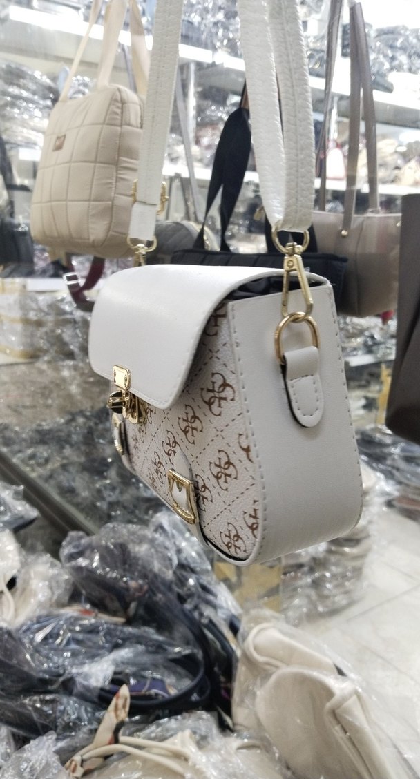 Klasik Elegan Beyaz Kadın Çanta - Görsel 2