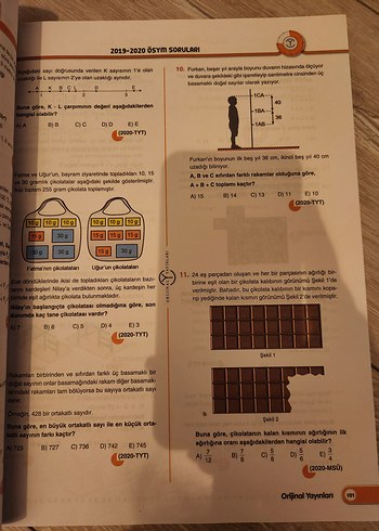 Beden Orijinal TYT Matematik Soru Bankası