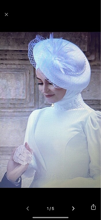 Gelin nikah şapkası