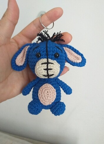 Amigurumi eeyore eşek anahtarlik... amigurumianahtarlik