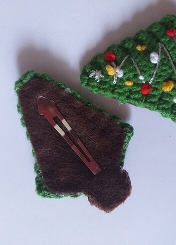  Beden Amigurumi çam agaci toka