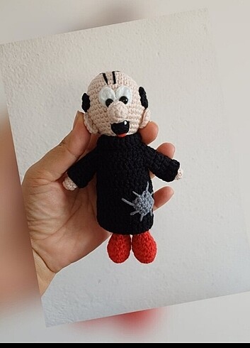 Amigurumi gargamel anahtarlik