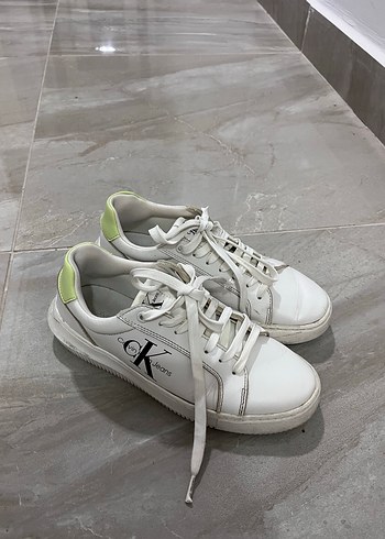 Beyaz Calvin Klein orijinal Kadın Spor Ayakkabı