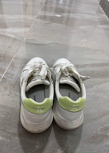 38 Beden Beyaz Calvin Klein orijinal Kadın Spor Ayakkabı