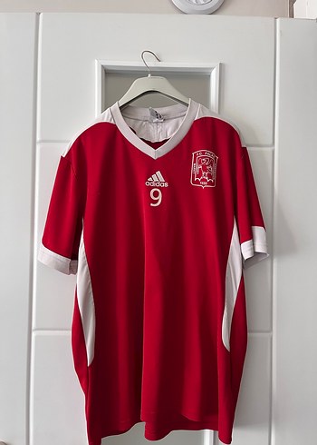 Adidas Kırmızı Kısa Kollu Erkek Jersey
