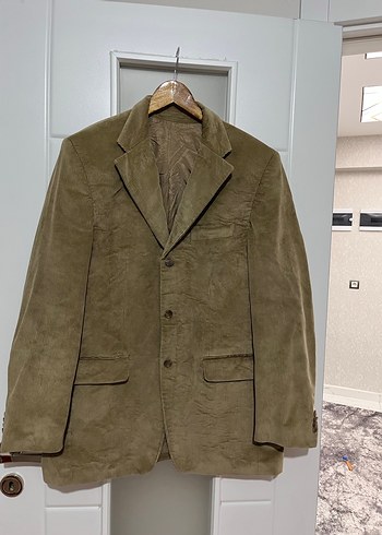 Vintage blazer Düğmeli Kahverengi Erkek Ceket - Görsel 4