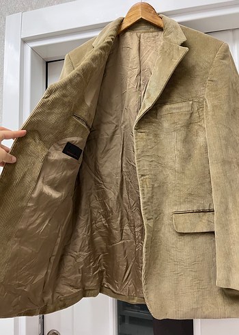 Vintage blazer Düğmeli Kahverengi Erkek Ceket - Görsel 6