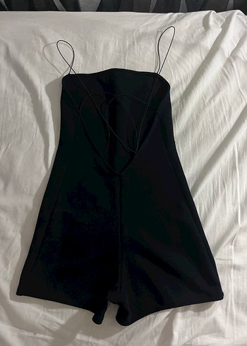 Zara Siyah Askılı Kadın Tulum - Görsel 4