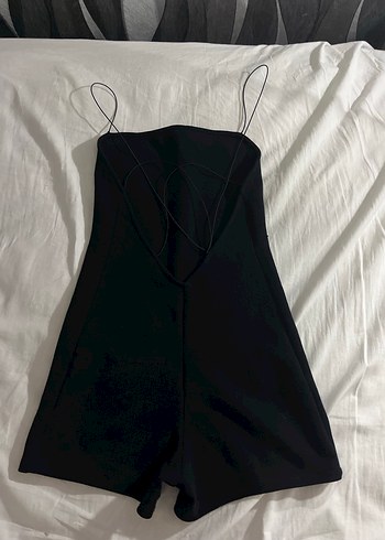 Zara Siyah Askılı Kadın Tulum - Görsel 3