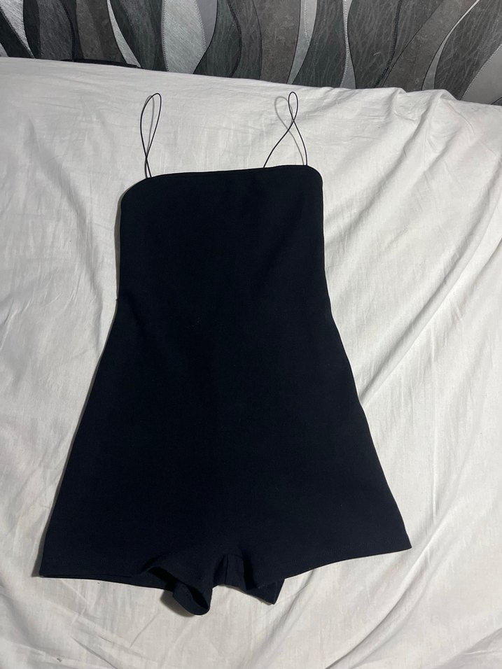 Zara Siyah Askılı Kadın Tulum - Görsel 2