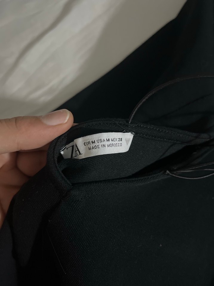 Zara Siyah Askılı Kadın Tulum - Görsel 5