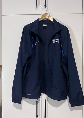 Nike Erkek Mavi Spor Fermuarlı Mont - Görsel 2