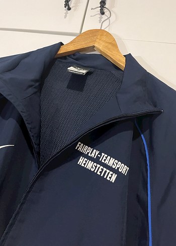 Nike Erkek Mavi Spor Fermuarlı Mont - Görsel 5