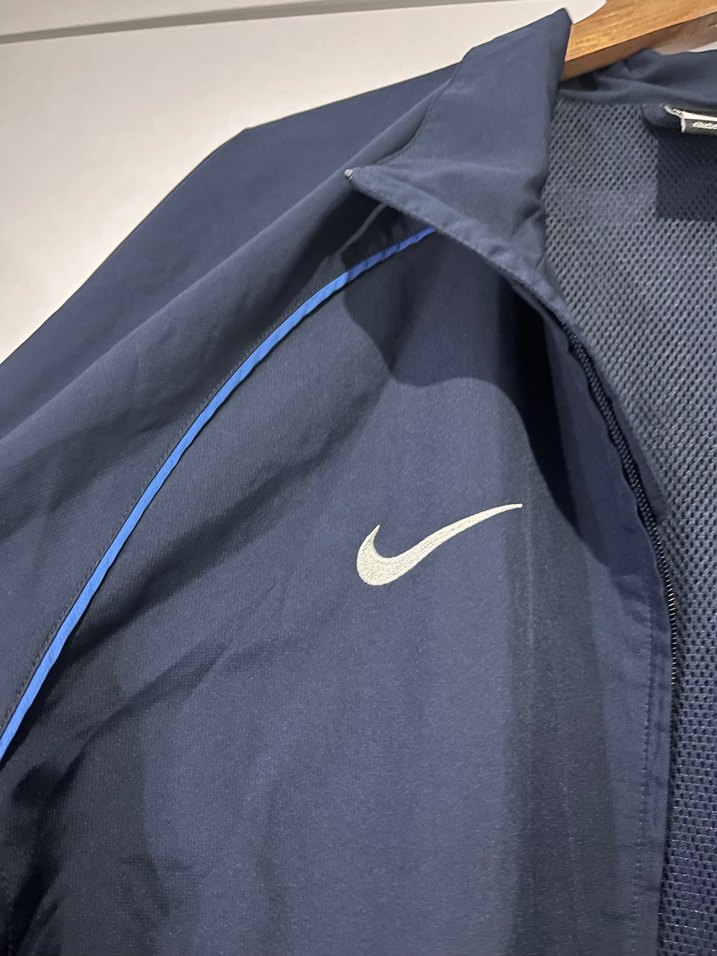 Nike Erkek Mavi Spor Fermuarlı Mont - Görsel 4