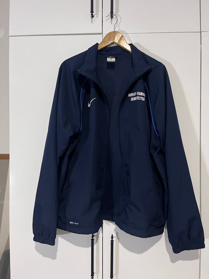 Nike Erkek Mavi Spor Fermuarlı Mont - Görsel 2