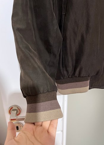 Vintage Y2K Kahverengi Süet Erkek Ceket - Görsel 4