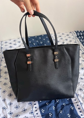 Siyah Deri Guess orijinal Kadın Çanta - Görsel 9