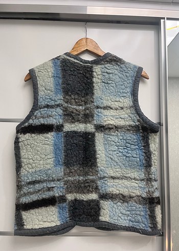 Vintage Y2K Triko Kadın Yelek - Görsel 5