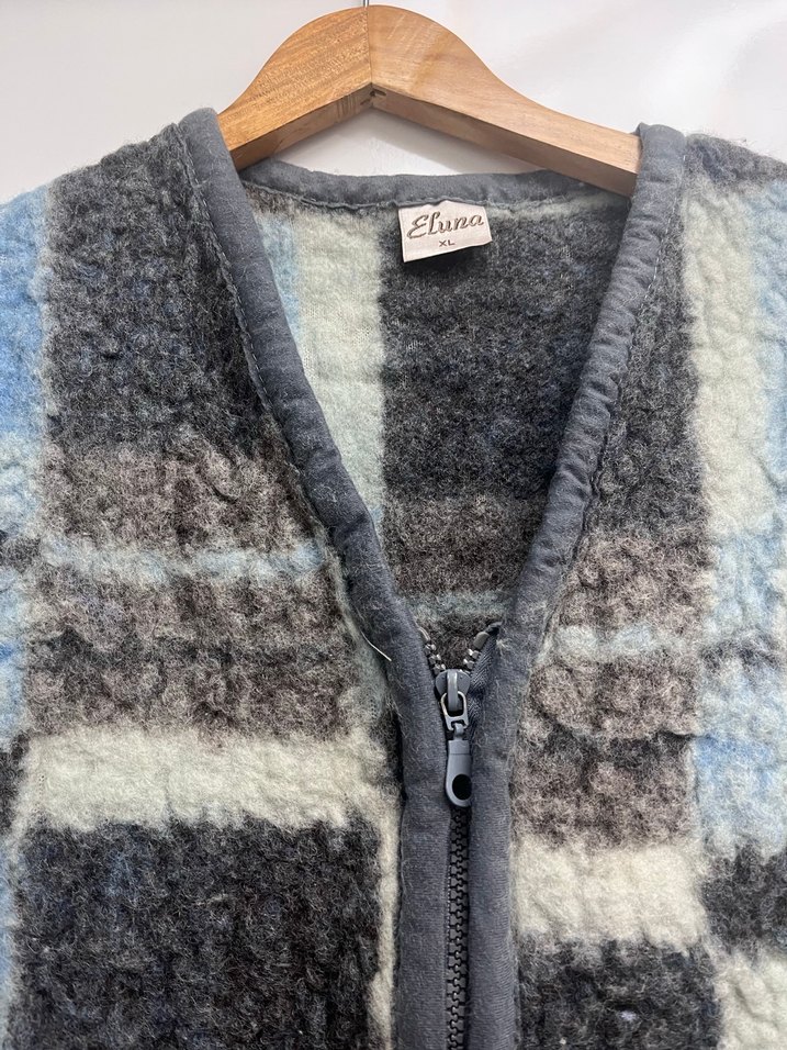 Vintage Y2K Triko Kadın Yelek - Görsel 4