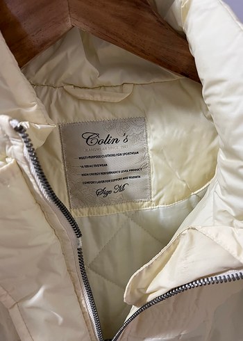 Vintage Kürklü Kapüşonlu sarı Kadın mont - Görsel 7