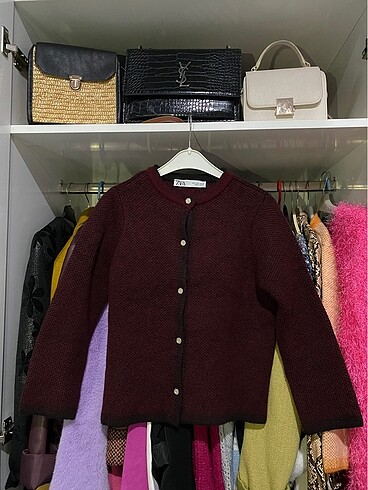 Zara bordo hırka