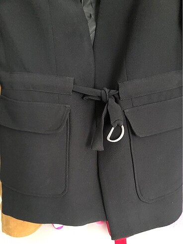 xs Beden Koton siyah blazer ceket