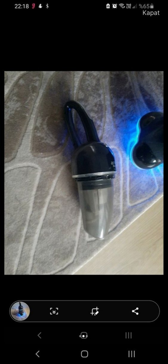 Arnica Siyah araç Süpürge - Görsel 2