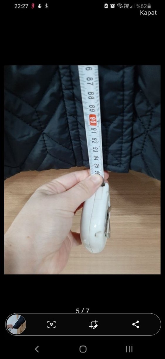 Düğmeli Uzun Kadın Kışlık Mont - Görsel 5