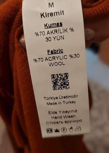 Adil Işık V Yakalı Salaş Kazak KİREMİT RENGİ - Görsel 7