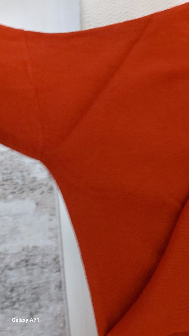 Adil Işık V Yakalı Salaş Kazak KİREMİT RENGİ - Görsel 3