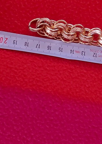 Nakışlı Zincir Detaylı Kadın Bileklik - Görsel 4