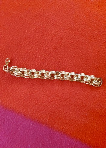 Nakışlı Zincir Detaylı Kadın Bileklik - Görsel 6