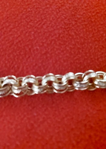 Nakışlı Zincir Detaylı Kadın Bileklik - Görsel 7