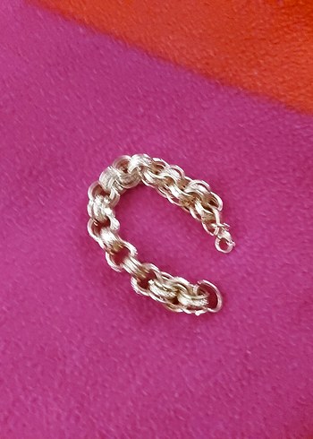 Nakışlı Zincir Detaylı Kadın Bileklik - Görsel 5