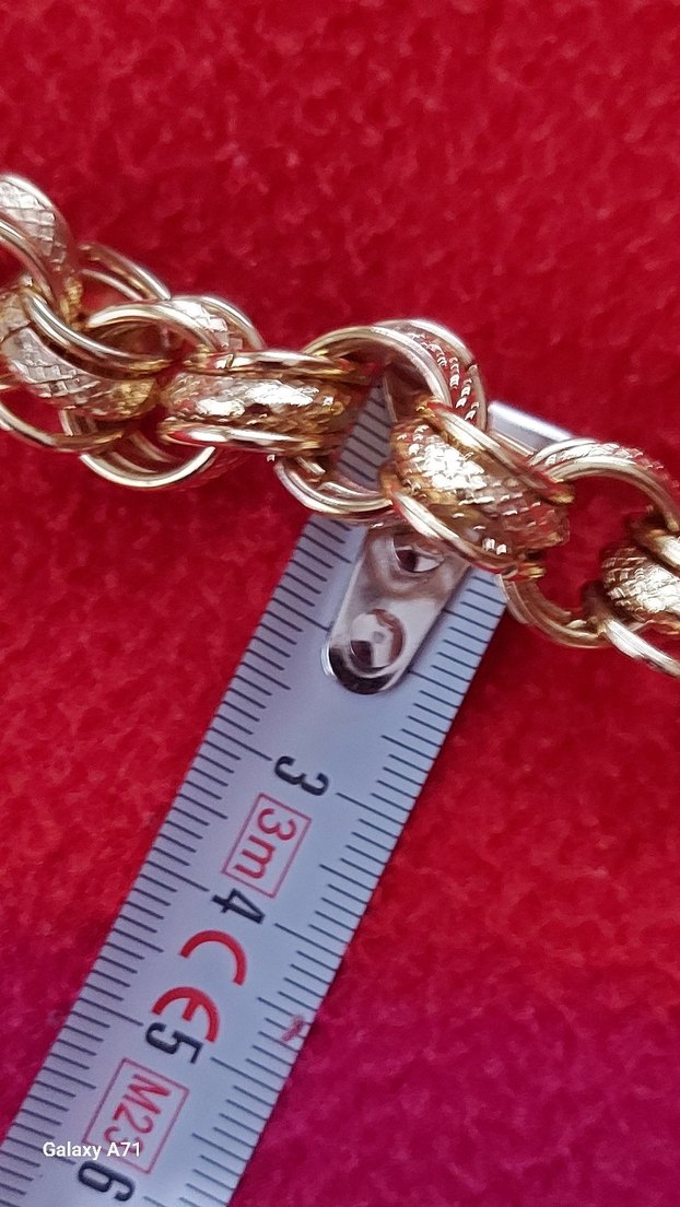 Nakışlı Zincir Detaylı Kadın Bileklik - Görsel 3