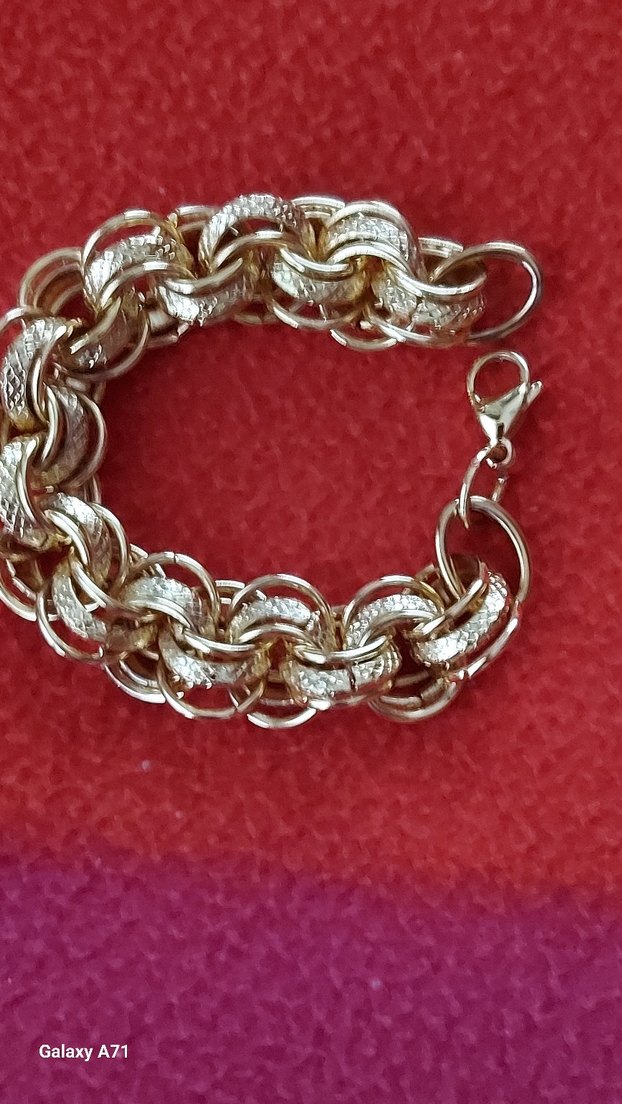 Nakışlı Zincir Detaylı Kadın Bileklik - Görsel 2