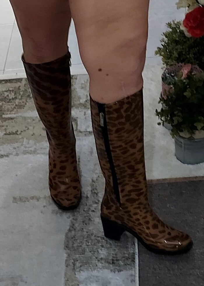 POLARİS 5CM.TOPUKLU YAĞMUR ÇİZMESİİ - Görsel 4