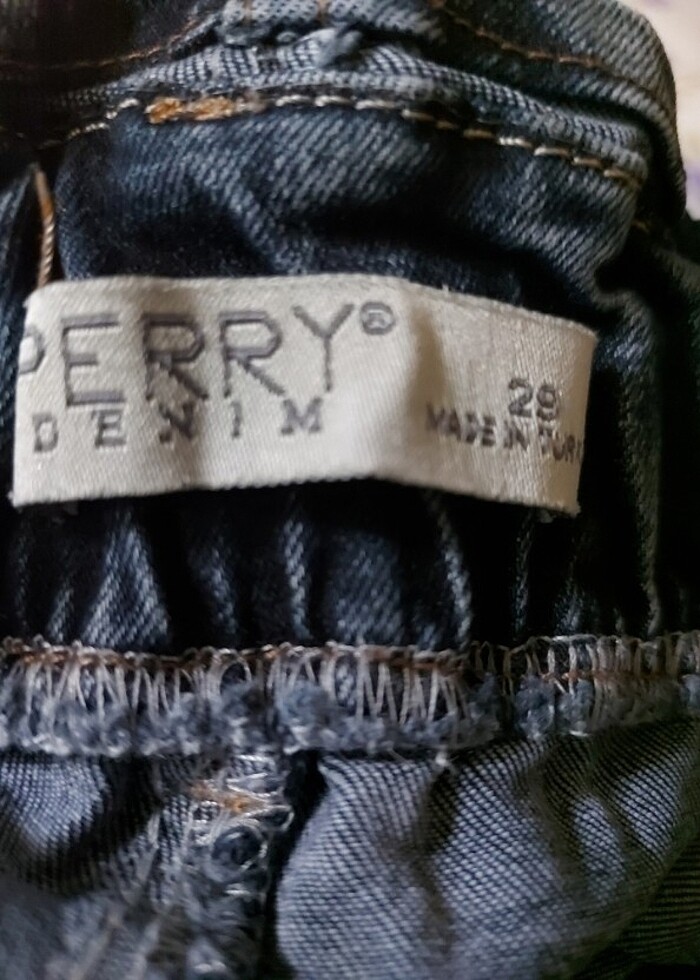 BELİ LASTİKLİ PERRY ELLİS DENİM PANTOLON  - Görsel 5