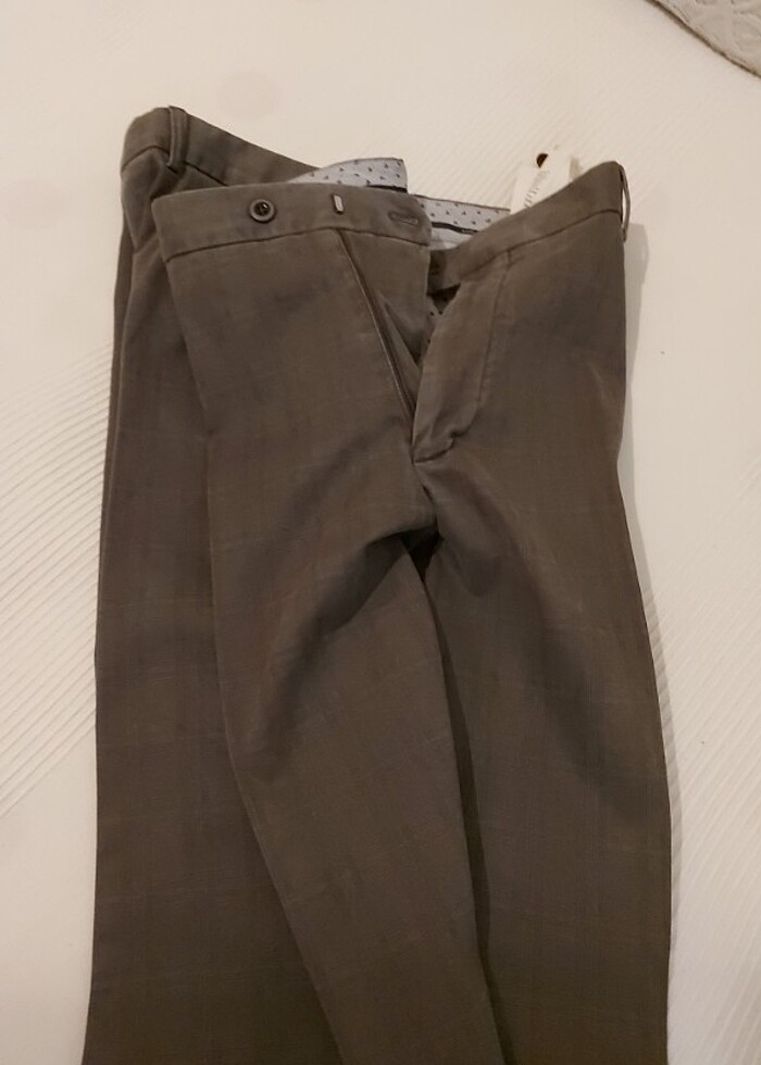 BİSSE Erkek pantolon   Ekose desenli - Görsel 5