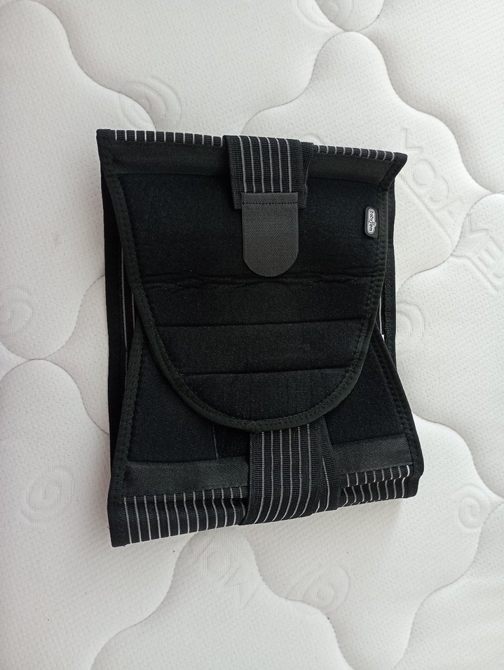 Siyah Bel Korsesi, Orta Boy, İnce Çizgili - Görsel 2