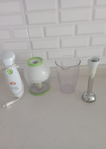 Beyaz Felix Blender ve Doğrayıcı Seti