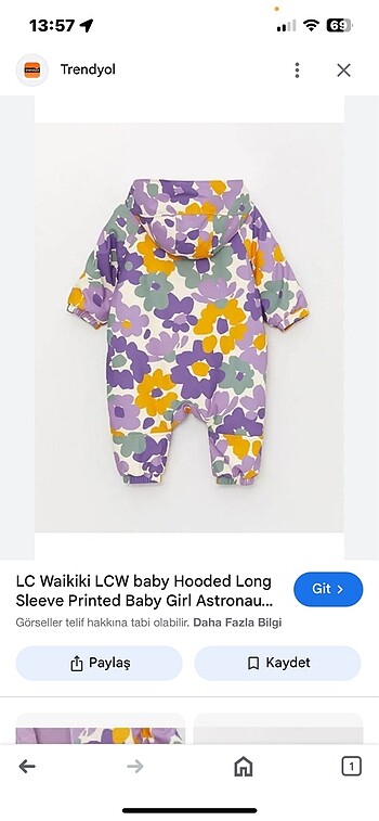 Bebek mont tulum - Görsel 4