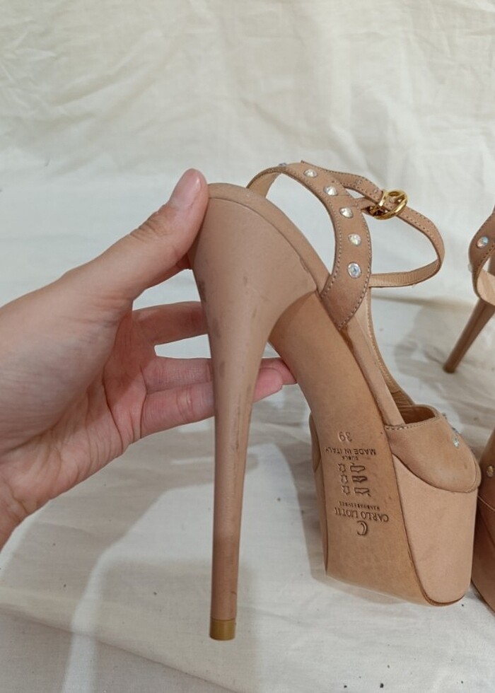 carlo liotti özel yapım yüksek topuklu - Görsel 3