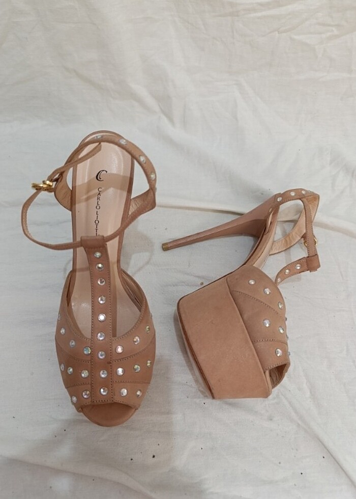 carlo liotti özel yapım yüksek topuklu - Görsel 4