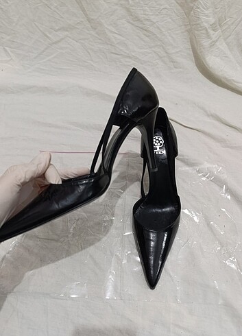 38 Beden vero cuoio italya gerçek deri stiletto