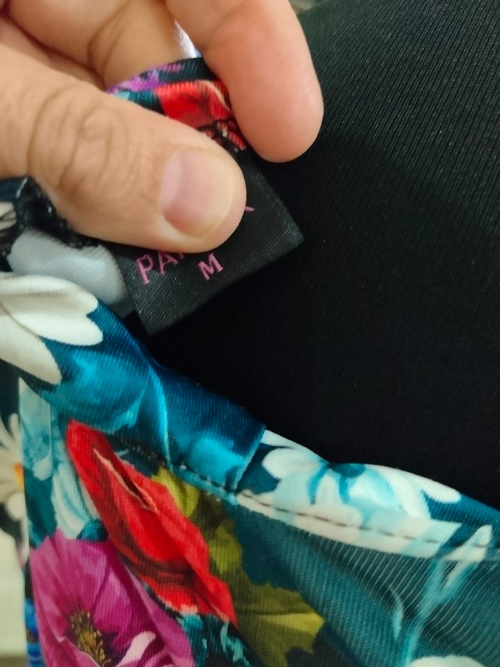 Çiçek Desenli V Yaka mini Elbise - Görsel 5