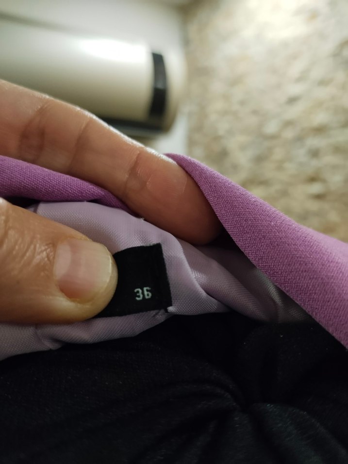 Mor Düğmeli Kadın Blazer Ceket - Görsel 4