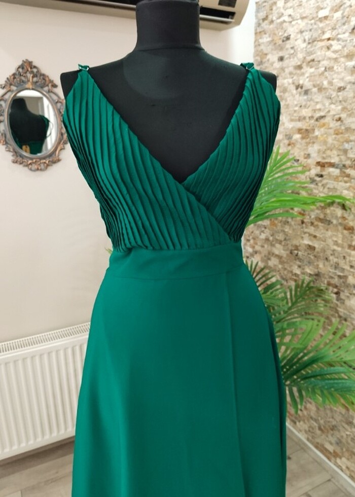 Yeşil abiye - Görsel 2